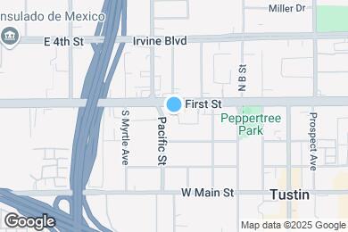 Map image of the property - TUSTIN ARMS APARTMENTS