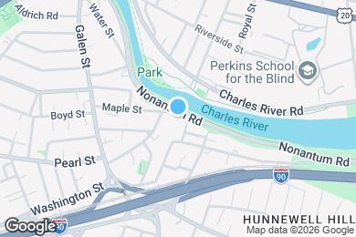 Map image of the property - 124 Nonantum Rd