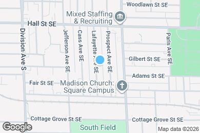 Map image of the property - 1316 Lafayette Ave SE