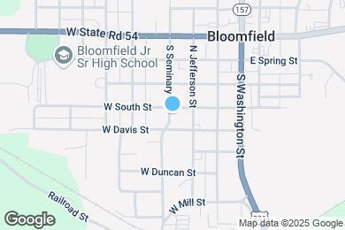 Map image of the property - 315 South Seminary Street