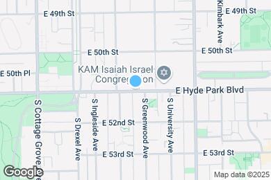 Map image of the property - 1022 E Hyde Park Blvd