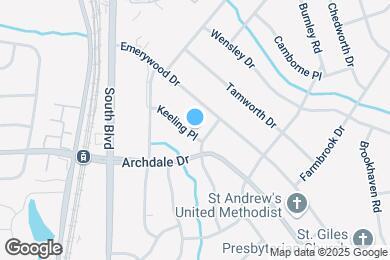 Map image of the property - 1621 Keeling Pl
