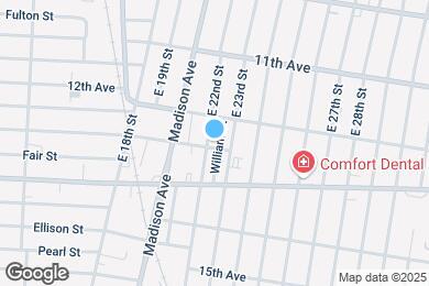 Map image of the property - 613 E 22nd St