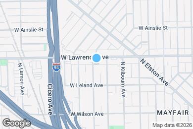 Map image of the property - 4625 W Lawrence Ave