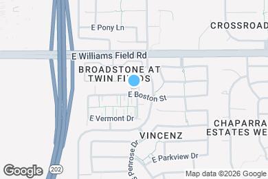 Map image of the property - 2566 E Boston St