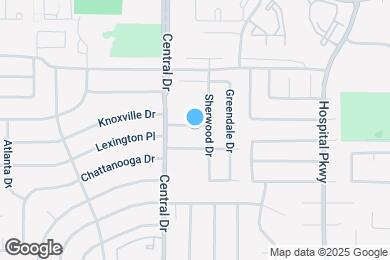 Map image of the property - 2216 Highcrest Dr