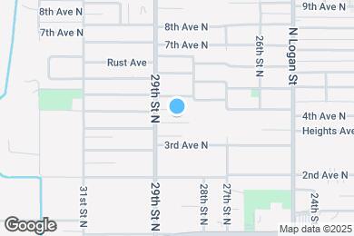 Map image of the property - 2818 4th Ave N