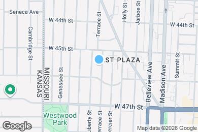 Map image of the property - 4528 Terrace St