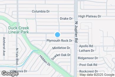 Map image of the property - 2013 Plymouth Rock Dr