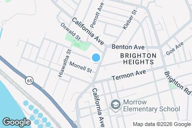 Map image of the property - 3733 California Ave