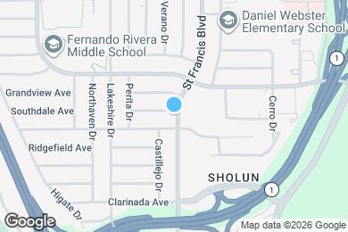 Map image of the property - 3 San Miguel Ave