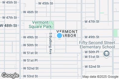 Map image of the property - 1124 W 49th St