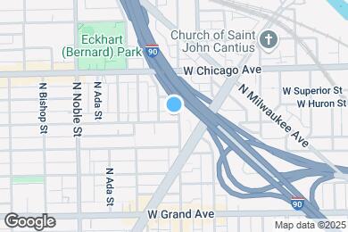 Map image of the property - 1202 W Huron St