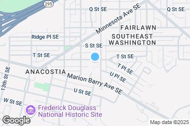 Map image of the property - 1737 T St SE