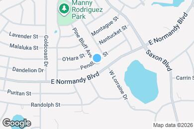 Map image of the property - 1627 Pendleton St
