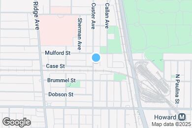 Map image of the property - 233 Custer Ave