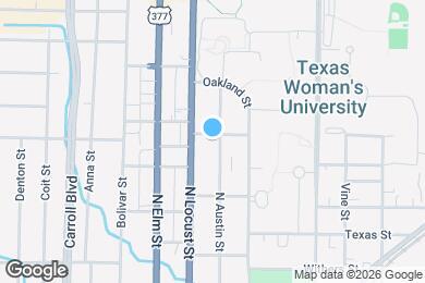 Map image of the property - 1217 N Austin St