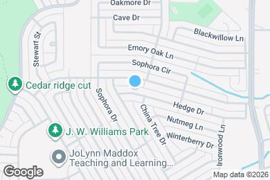 Map image of the property - 7309 Hedge Dr