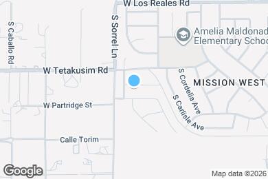 Map image of the property - 3735 W Fitzwater Ct