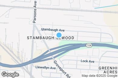 Map image of the property - 524 Elwood Ave