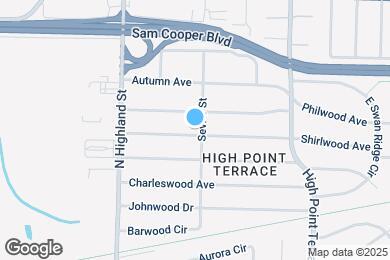 Map image of the property - 3590 Shirlwood Ave