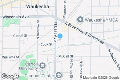 Map image of the property - 413 N East Ave