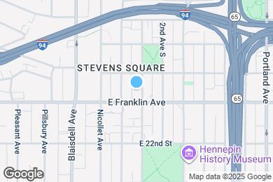 Map image of the property - 1920 Stevens Ave