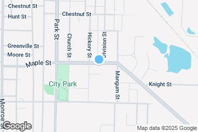Map image of the property - 709 Maple St