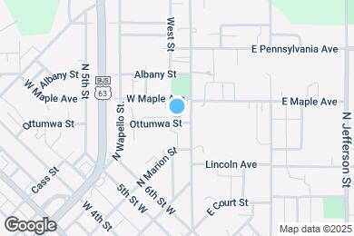 Map image of the property - 107 Ottumwa St