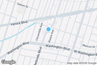 Map image of the property - 1828 1/2 S. Redondo Blvd