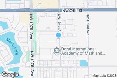 Map image of the property - 6989 NW 104th Ct