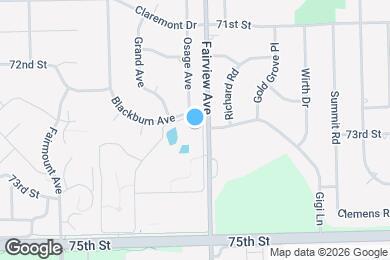 Map image of the property - 7300 Fairview Ave