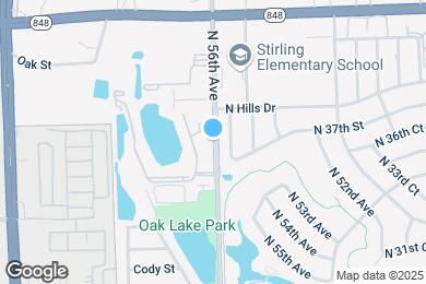 Map image of the property - 3690 N 56th Ave