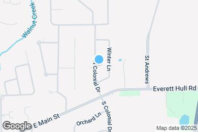 Map image of the property - 158 N Colonial Dr