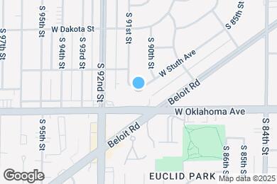 Map image of the property - 9019 W Stuth Ave