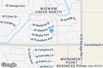 Map image of the property - 12513 W Reade Ave