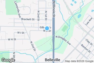 Map image of the property - 24 W J St