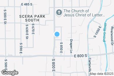 Map image of the property - 819 E 700 S