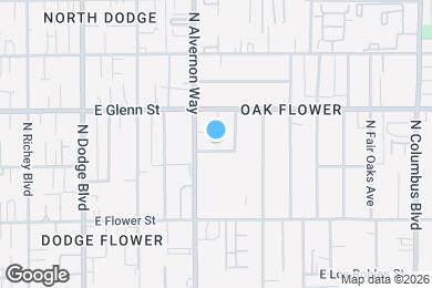 Map image of the property - 3921 E Alta Vista St