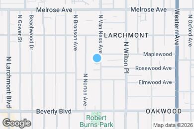 Map image of the property - 439 N Van Ness Ave