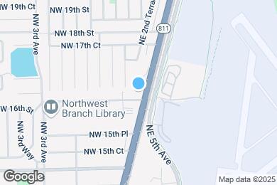 Map image of the property - 1621 N Dixie Hwy