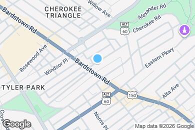 Map image of the property - 2016 Edgeland Ave