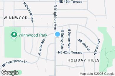 Map image of the property - 4327 N Brighton Ave