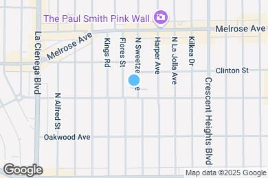 Map image of the property - 517 N Sweetzer Ave