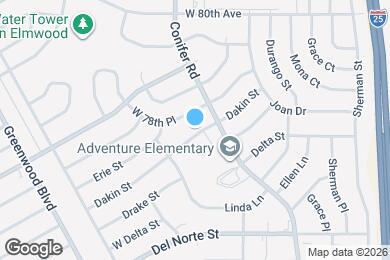 Map image of the property - 361 Dakin St