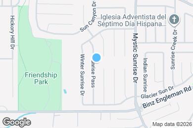 Map image of the property - 4082 Sunrise Pass