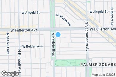 Map image of the property - 3149 W Medill Ave