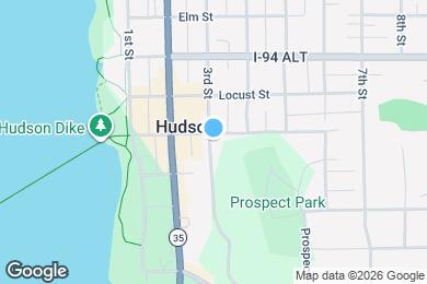 Map image of the property - 424 3rd St