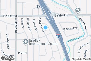 Map image of the property - 2920 S Glencoe St