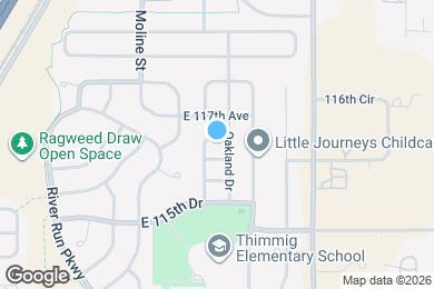 Map image of the property - 11836 E 116th Pl